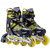 美洲狮（COUGAR）溜冰鞋儿童轮滑鞋旱冰鞋滑冰鞋可调男女直排滑轮鞋(黑黄 38-41可调)