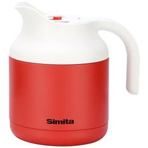 德国Simita保温水壶家用大容量不锈钢暖热水瓶办公室时尚泡茶壶1500ML(红色)