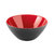 意大利 GUZZINI 多彩沙拉碗小吃盘果盘 国美厨空间(黑红)