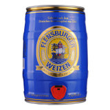 德国啤酒 原装进口 Flensburger 弗伦斯堡超级全麦啤酒5L桶装