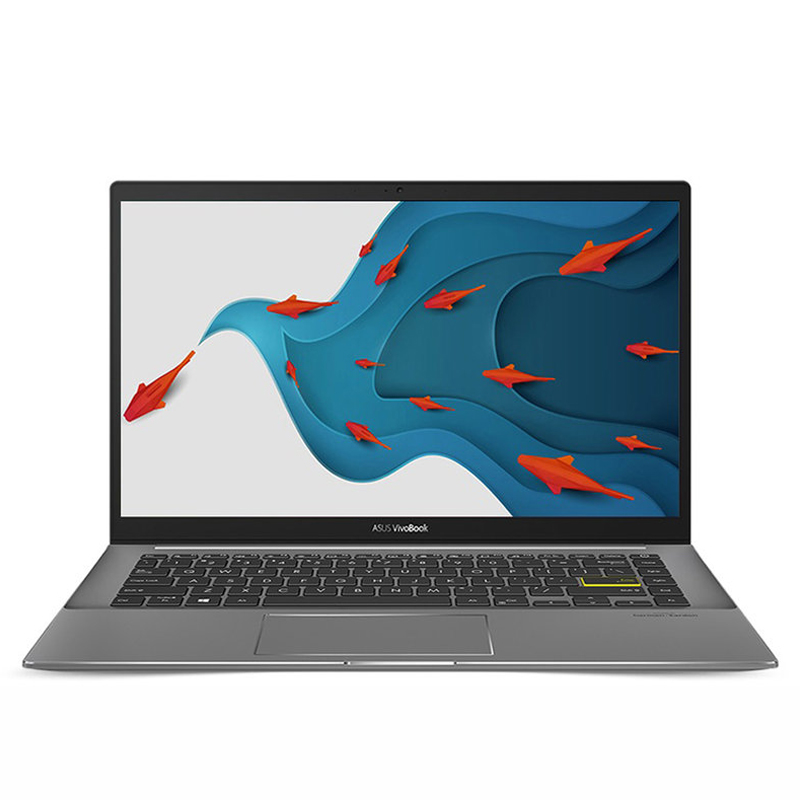 华硕(ASUS) VivoBook14 X 2020 14英寸金属轻薄本笔记本电脑(i7-10510U 8G 512G固态+32G傲腾 2G独显)耀夜黑