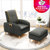 一米色彩 沙发懒人沙发创意多功能单人沙发北欧简约可调节客厅小户型布艺沙发(深灰色 升级款-单人位（USB充电）)