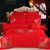 全棉绣花婚庆套件 中国风 婚庆大红床上用品(双喜临门 1.5米床6件套)