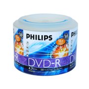 飞利浦（PHILIPS）乖乖桶系列DVD-R刻录光盘（50片桶装）