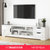 北欧电视柜茶几组合简约现代小户型简易客厅卧室地柜仿实木电视柜(A款-140cm暖白色)