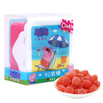 小猪佩奇VC软糖草莓味36g 糖果盒/小餐盒