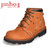 Jinho金猴 冬季舒适日常休闲简约低帮马丁靴系带女士矮筒靴子T40044(棕色 38)