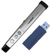 唯昕（vesine）VP-150 激光笔 无线演示器 PPT翻页遥控笔 电子教鞭(银色)