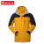 探路者秋冬季男式三合一冲锋衣两件套加厚加绒外套TAWC91113(男乔戈里黄 3XL)