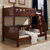 宜捷家居 美式儿童床高低床上下床家具实木床双层床子母床(1.2*1.9M 仅高低床)