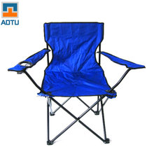 凹凸 加厚 带扶手折叠椅 钓鱼椅 便携凳 沙滩椅大号 椅子 AT6705(红色)