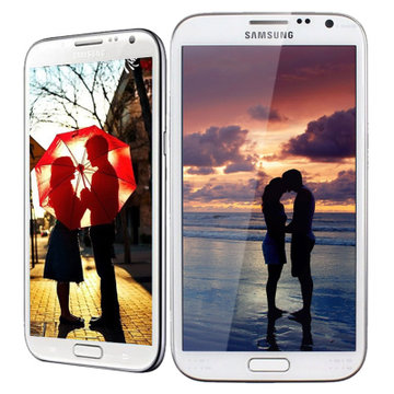 三星（SAMSUNG） Galaxy Note 2 N719 3G手机（云石白） 双卡双待双通