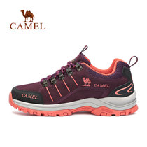 CAMEL骆驼户外徒步鞋 男女款防滑舒适低帮系带徒步鞋情侣 A732303295/A73303696(紫红 40)