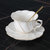 欧式陶瓷咖啡杯子高档精致杯具套装英式下午花茶家用小奢华优雅。(白色金线杯碟-F12 默认版本)