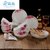 创简坊（CJIANFF） 碗碟套装景德镇餐具套装陶瓷碗盘子简约中式家用骨瓷器饭碗具碗筷  18件(粉红玫瑰)(18件)
