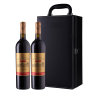 贝乐颂 金标干红葡萄酒 （高级皮质礼盒带酒具） 750ml*2瓶/盒