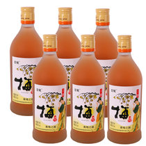 六瓶杨梅酒水果酒青梅酒蓝莓酒女士低度甜酒(青梅酒 整箱)