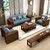 亚格林 中式 实木沙发组合客厅整装全实木家具套装简约布艺沙发(颜色可联系在线客服 单人位)