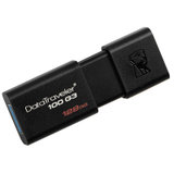 金士顿（Kingston）DT100 G3 USB3.0高速伸缩无帽一体式U盘128GB