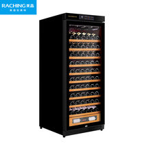美晶（raching） W330A-MC WIFI智能实木恒温压缩机红酒柜茶叶柜冰吧(星空黑)