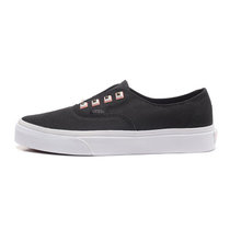 Vans/范斯 女鞋 Authentic低帮黑色特色铆钉板鞋休闲鞋帆布鞋VN0A38ETMSY(黑色 39)