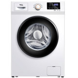 TCL 8公斤 变频节能滚筒 洗衣机全自动 护色洗涤 中途添衣（芭蕾白）XQG80-P300B(芭蕾白 8公斤)