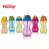 nuby(努比） 婴儿宝宝儿童弹跳吸管杯（3阶段） 420ml