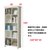 韩式书柜70组合书架80儿童书橱90多功能厅柜现代简约田园白色书桌(180高中隔五层（80宽）)