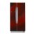 美的(Midea)BCD-550WKGPMA璀璨红 550升对开门冰箱(红)