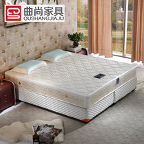 曲尚(Qushang) 床垫 天然山棕床垫 软体床垫 1.8米品牌家具FCD0410(1800*2000)