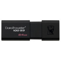 金士顿(Kingston) DT100G3 U盘 64GB USB3.0 滑盖设计