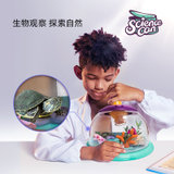 科学罐头埃尔顿多功能生物观察桶儿童养乌龟金鱼放大镜玩具(埃尔顿生物观察桶)
