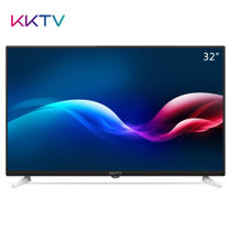 KKTV K32C 32英寸 窄边高清 节能护眼 丰富接口 液晶平板电视（黑+银）