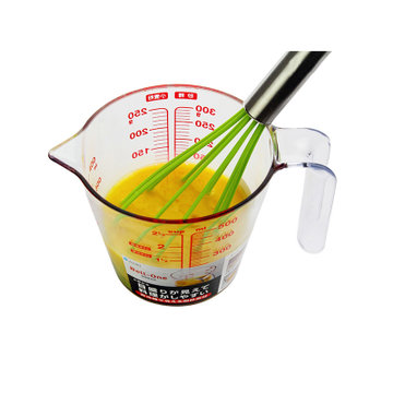 日本Asvel带三种刻度透明塑料量杯烘焙工具厨房计量杯水量杯 奶茶牛奶量杯 国美厨空间(250ml)