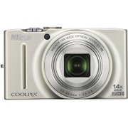 尼康（Nikon）COOLPIX S8200数码相机（银色）