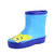 儿童雨鞋男女童雨靴中筒卡通天然橡胶防水鞋疯狂动物城幼儿园防滑幼儿雨鞋套鞋(蓝色 25码 内长16.7cm)