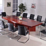 会议桌简约现代椭圆形洽谈桌WB-P001 椭圆会议桌(1.2米广东款屏风桌)