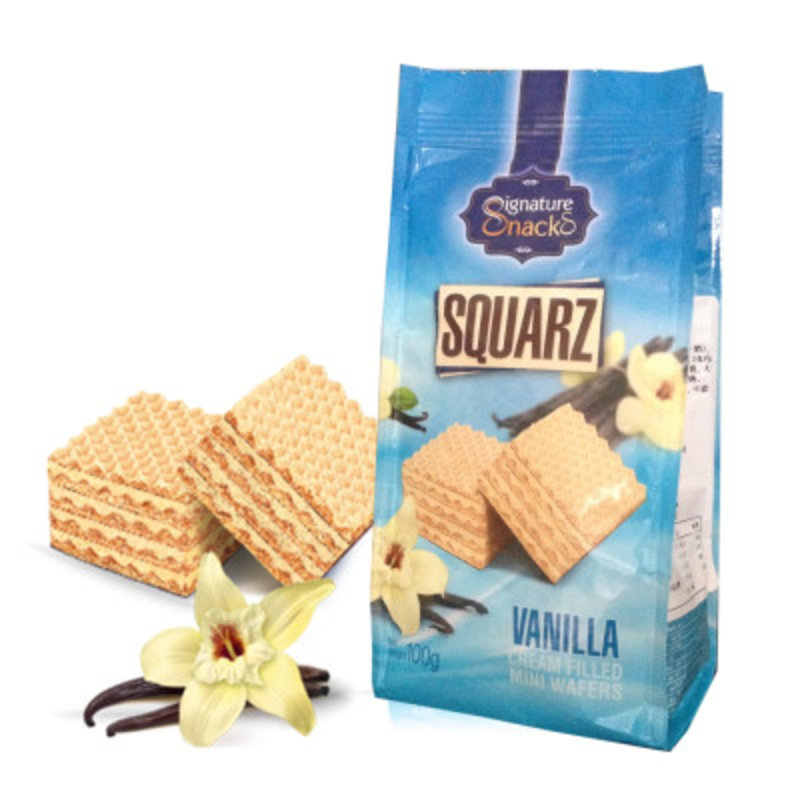 signature snacks莱克斯威化饼干(香草味)100g(阿联酋进口)