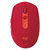 罗技（Logitech）M590 鼠标 无线蓝牙鼠标 办公鼠标 静音鼠标 对称鼠标 优联 【M590】红色