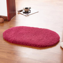 羊羔绒加厚超柔地毯地垫客厅茶几卧室满铺毯(北极绒酒红 40cmx60cm)