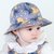 牛奶朋友（milky friends） 婴儿卡通渔夫男女童宝宝帽子夏季水果菠萝帽沙滩遮阳(灰色 50号帽围（49-51cm）)