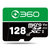 360TF储存卡行车记录仪监控摄像头数码相机手机平板专用Micro SD存储卡Class10防水耐高温高速内存128GB卡