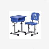 兴淮家具 ABS塑钢课桌椅 600*450*760(蓝色 塑钢)