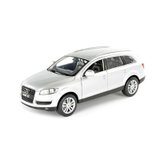 奥迪Q7 SUV越合金仿真汽车模型玩具车wl24-23威利(银色)