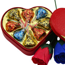 好时巧克力喜糖盒 散装 kisses好时之吻8粒婚庆喜糖礼盒成品批发