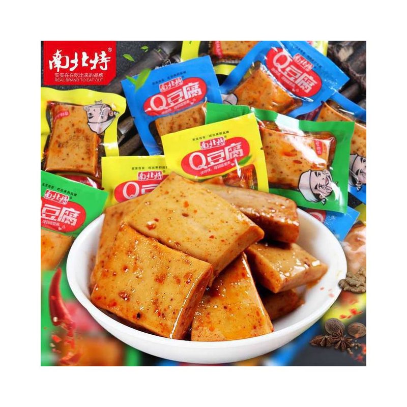 嫩豆腐湖南产小吃豆干独立小包装麻辣食品批发20包多规格(零食大礼包