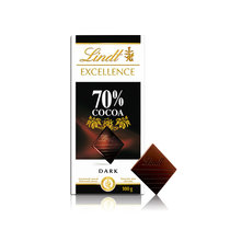 瑞士莲可可黑巧克力100g特醇排装70% 真快乐超市甄选