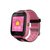 ICOU艾蔻A5 儿童电话手表 定位手表 触摸彩屏拍照手电筒男女款GPS定位(粉色)