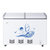 海尔(Haier)BC/BD-220SE 220升家用商用冷冻冷藏转换卧式双门冰柜
