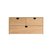 日式木质收纳盒 2层(默认 水曲柳)